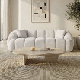 Atelier Del Sofa Octavio - Sofá de 3 Plazas Blanco
